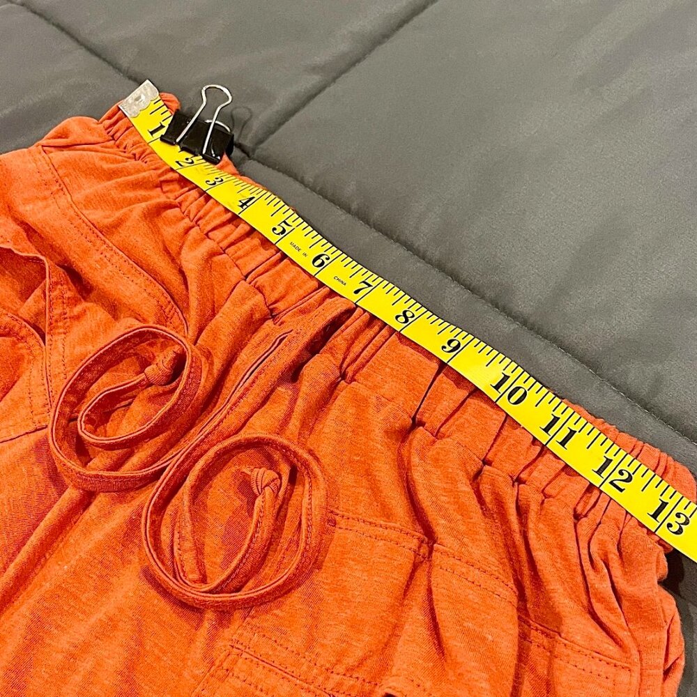 Thaluta Organic Cotton Burnt Orange Maxi Skirt Pockets Boho Ethical Festival-OS - Picture 14 of 14